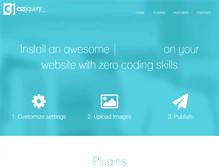 Tablet Screenshot of cssjquery.com